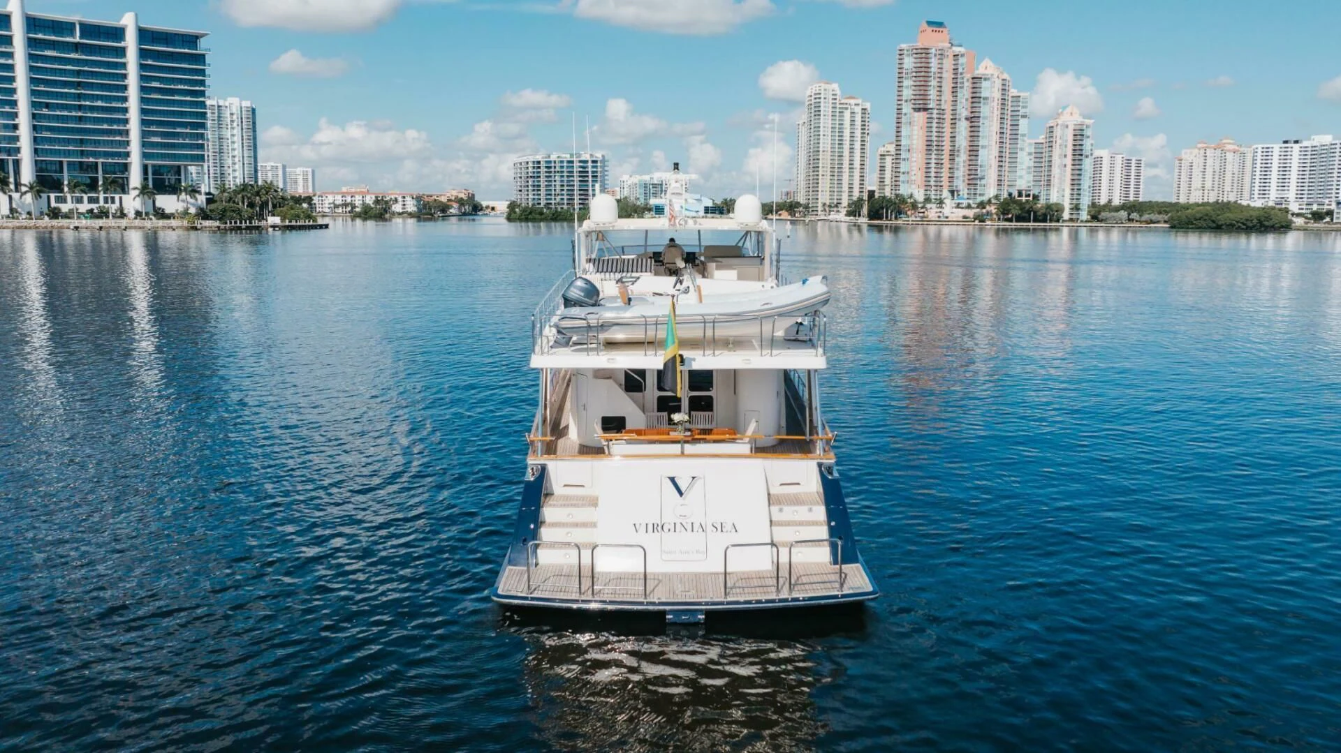 a boat in the water aboard VIRGINIA SEA Yacht for Sale