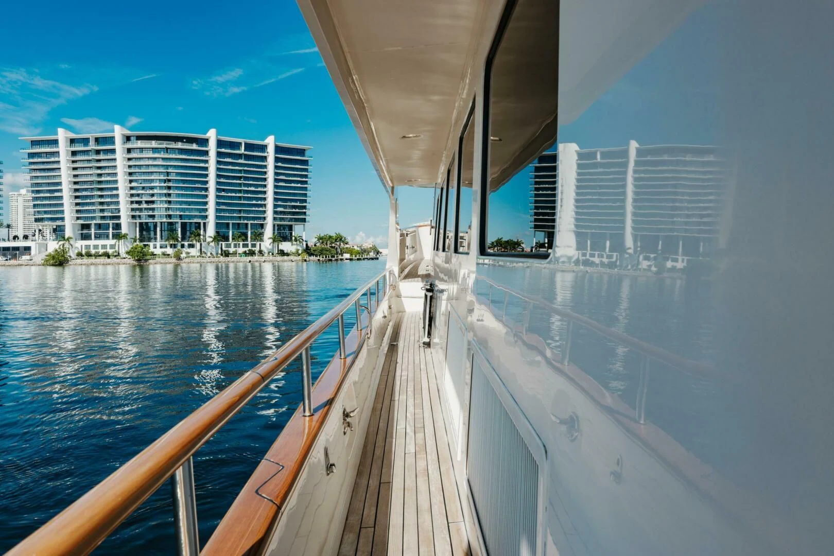 a boat on the water aboard VIRGINIA SEA Yacht for Sale