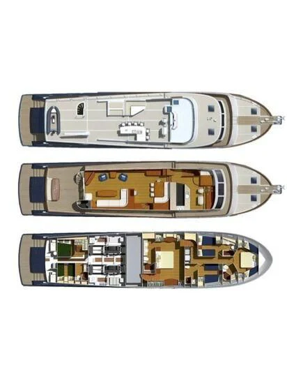 a couple of metal rectangular objects aboard VIRGINIA SEA Yacht for Sale