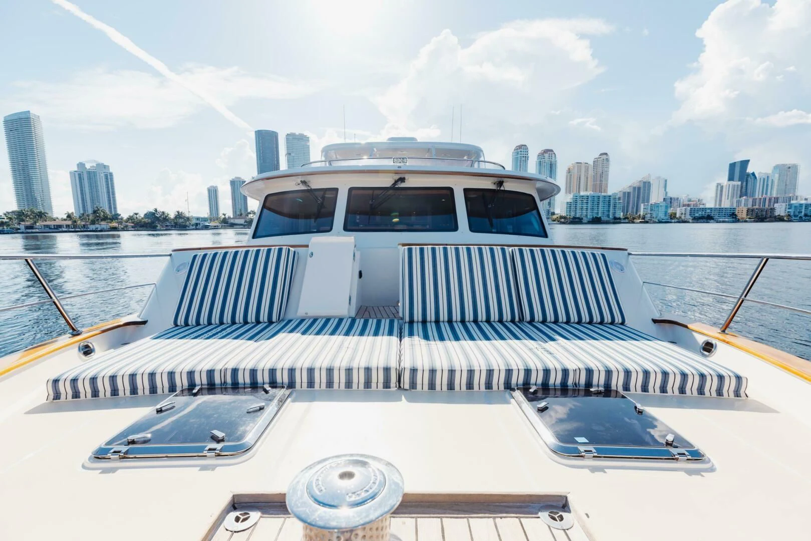 a boat on the water aboard VIRGINIA SEA Yacht for Sale
