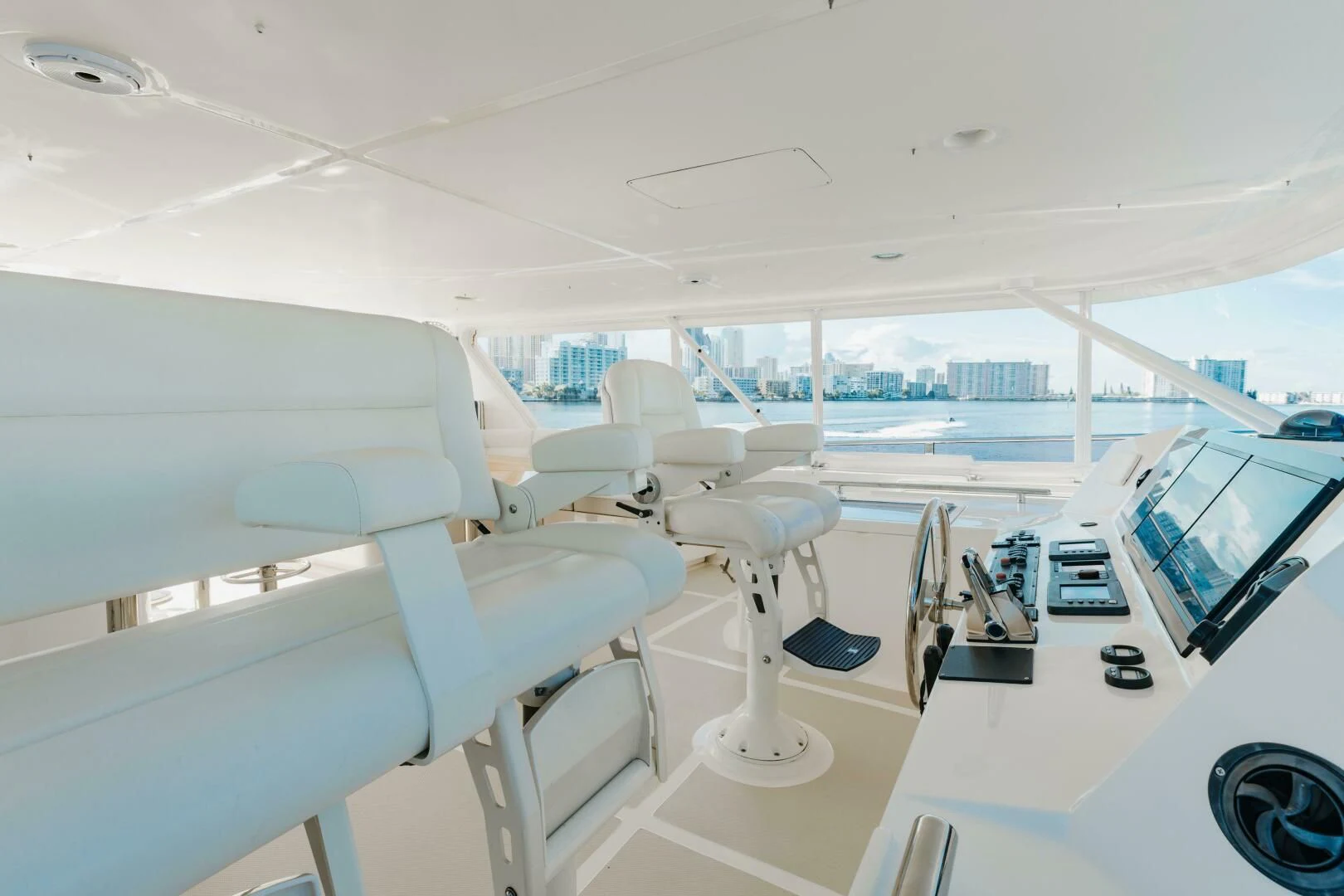 inside of an airplane aboard VIRGINIA SEA Yacht for Sale
