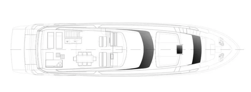 a close-up of a white vehicle aboard SEVEN Yacht for Sale