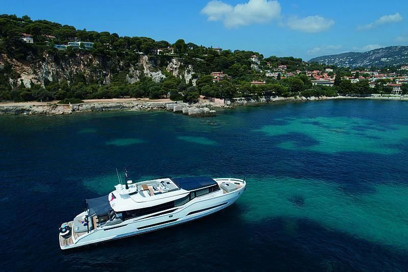 a boat on the water aboard SONEY Yacht for Sale