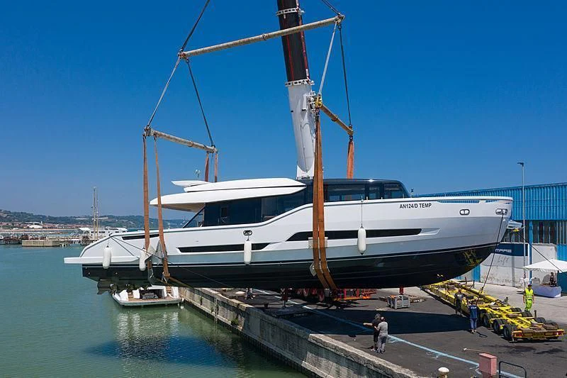a boat docked at a dock aboard SONEY Yacht for Sale
