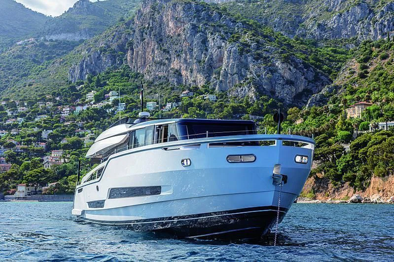 a boat on the water aboard SONEY Yacht for Sale