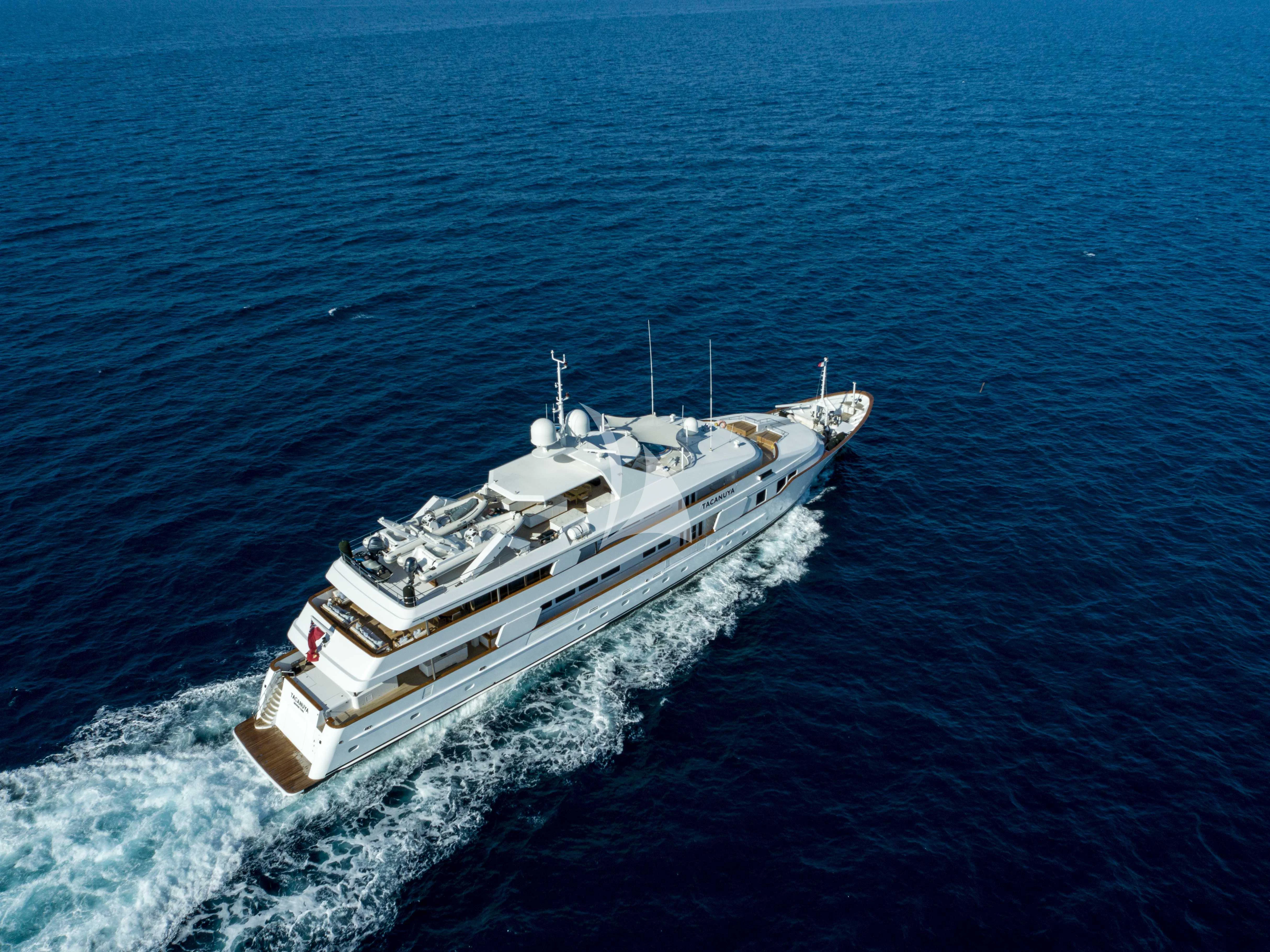 a ship on the water aboard TACANUYA Yacht for Charter