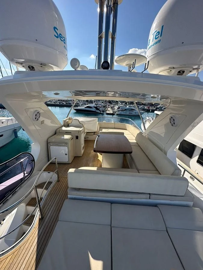 the cockpit of an airplane aboard AZIMUT 64 FLY 2014 Yacht for Sale