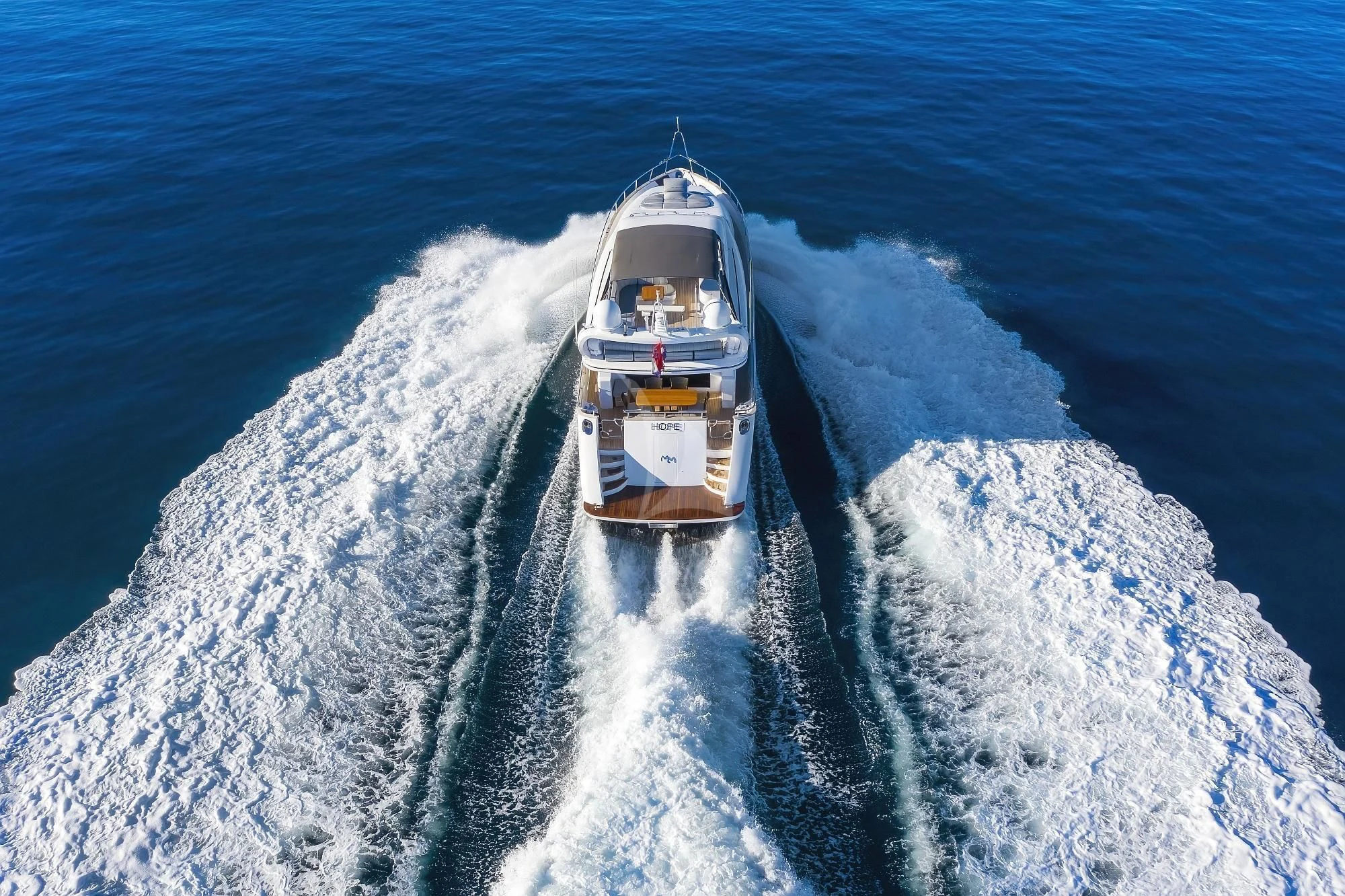 a ship in the water aboard HOPE I Yacht for Charter