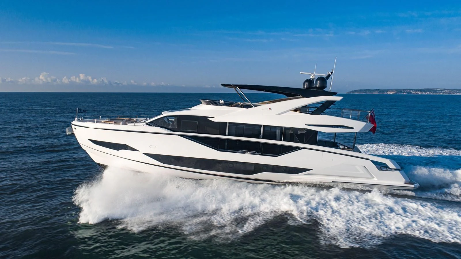 a boat on the water aboard 90 OCEAN Yacht for Sale