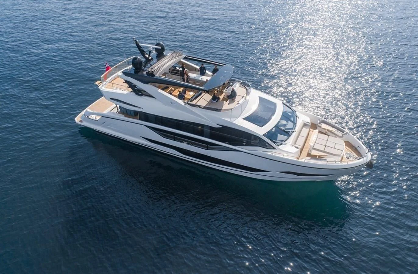 a boat on the water aboard 90 OCEAN Yacht for Sale