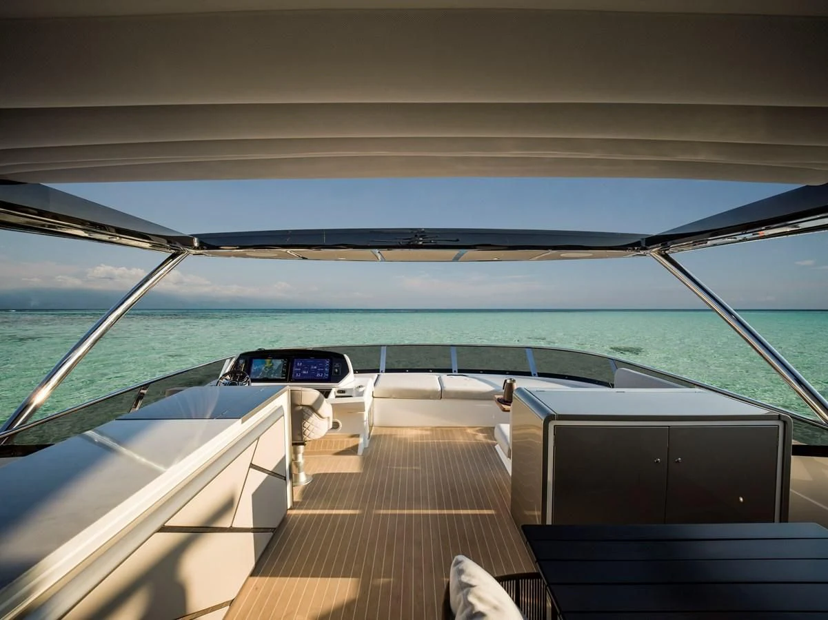 a boat on the water aboard 90 OCEAN Yacht for Sale