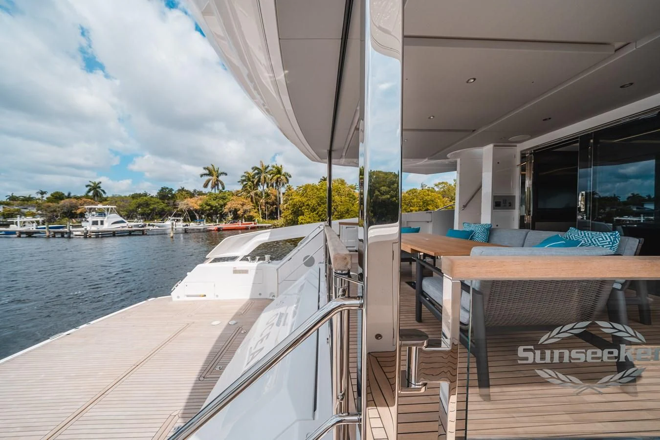 a boat on a body of water aboard 90 OCEAN Yacht for Sale