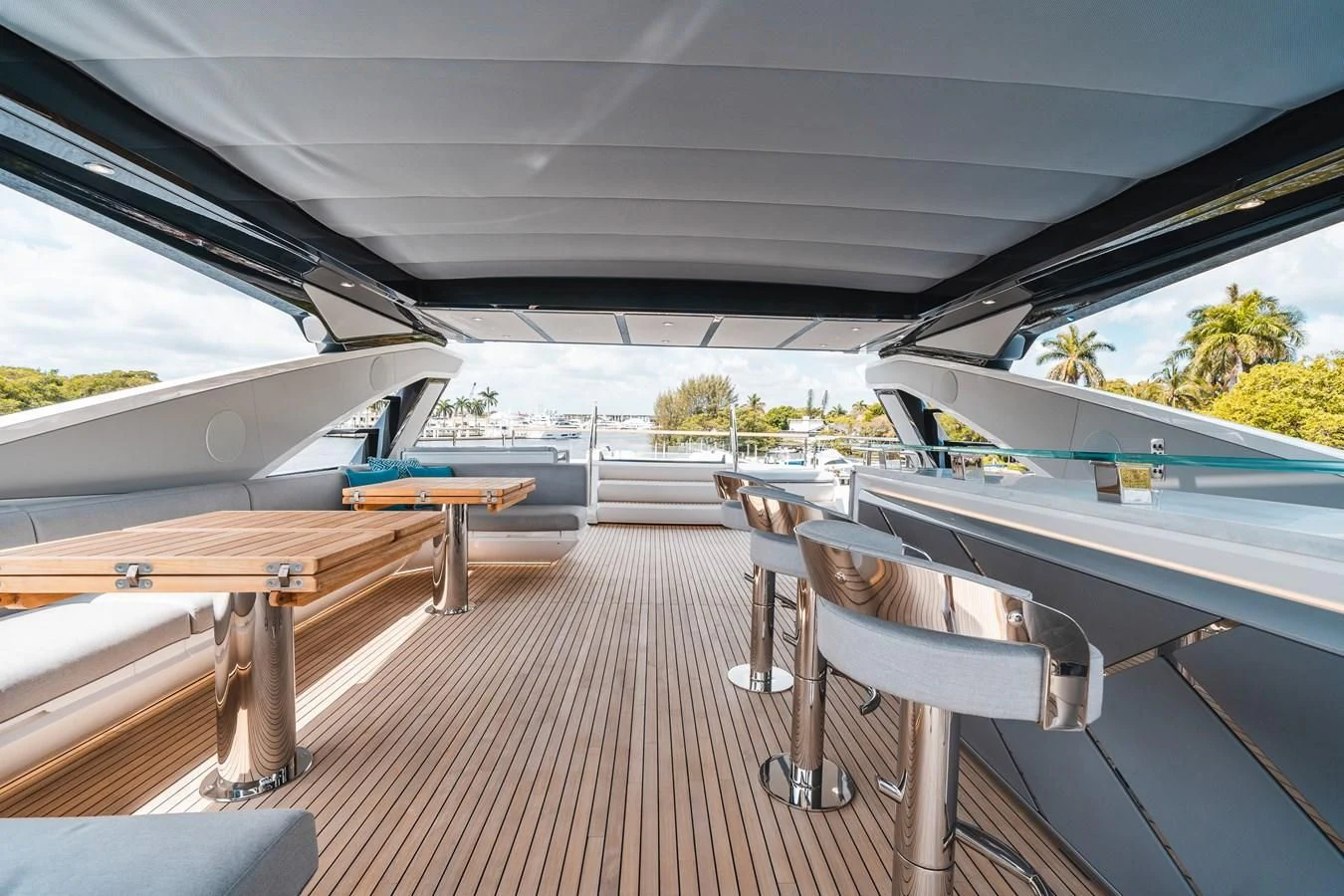 a boat on the water aboard 90 OCEAN Yacht for Sale