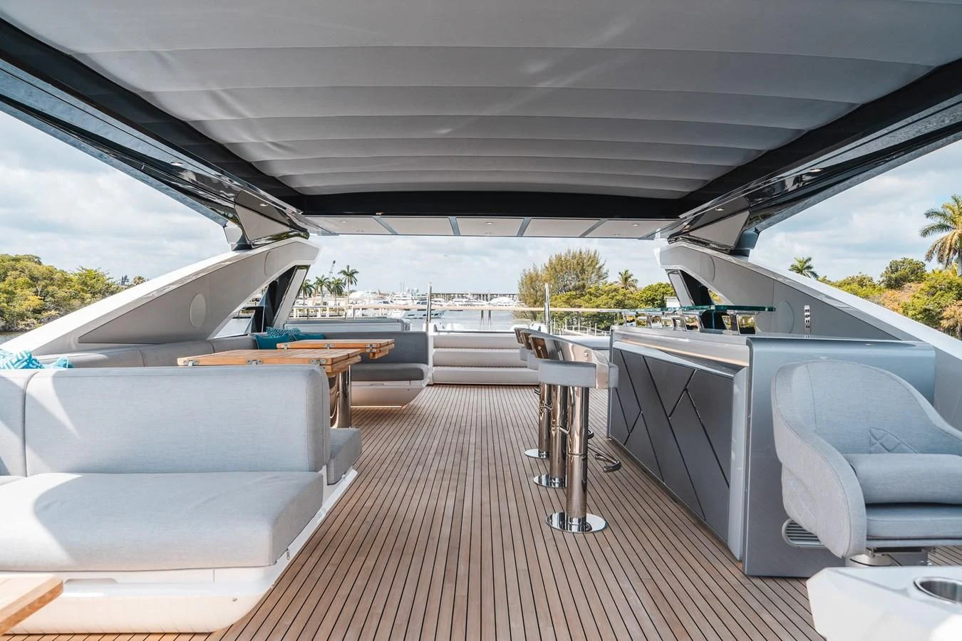 a boat on the water aboard 90 OCEAN Yacht for Sale
