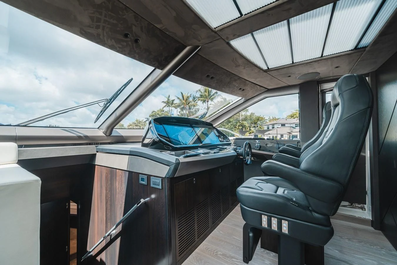 a car with a grill aboard 90 OCEAN Yacht for Sale
