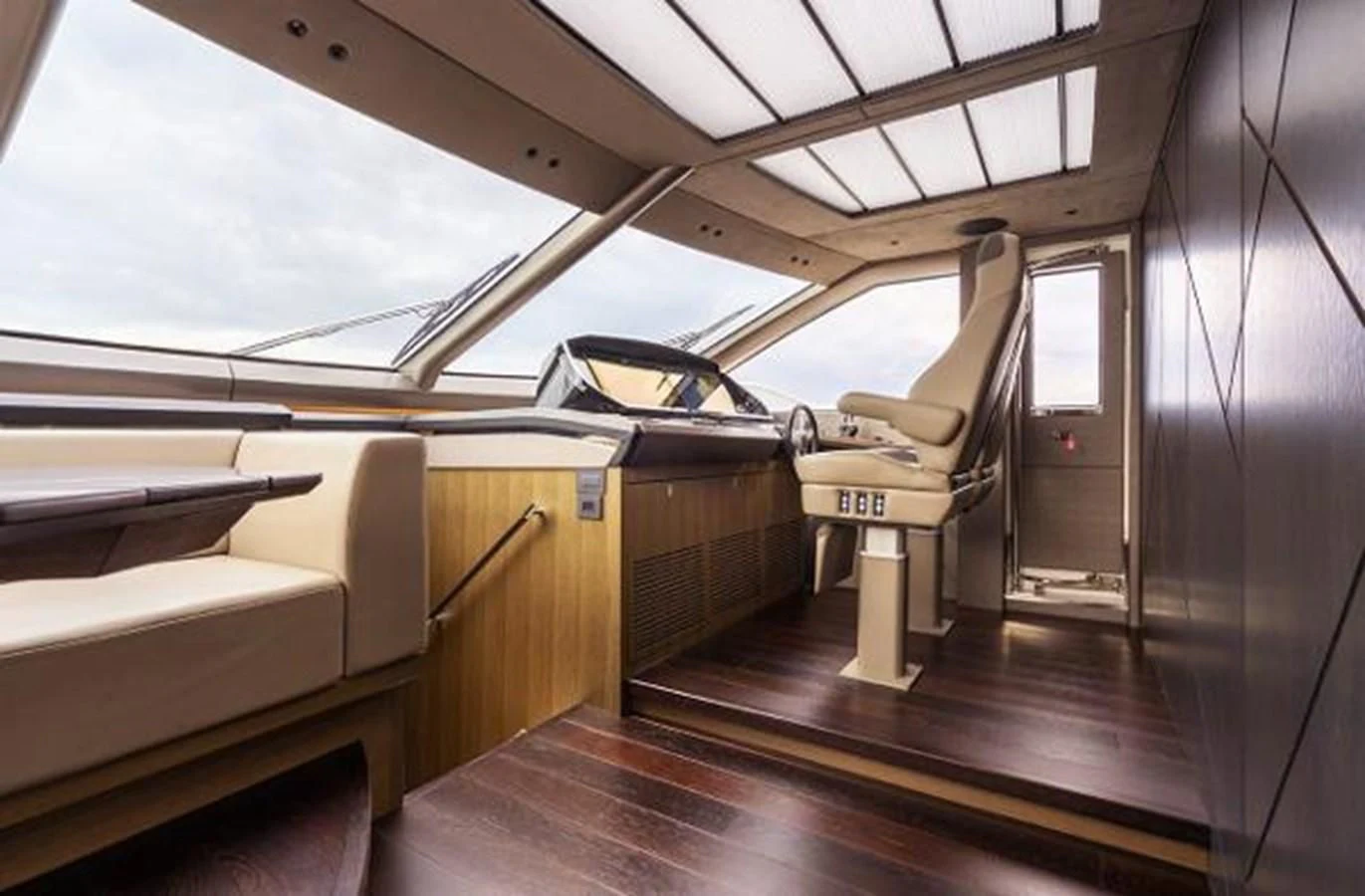 a plane inside a building aboard 90 OCEAN Yacht for Sale