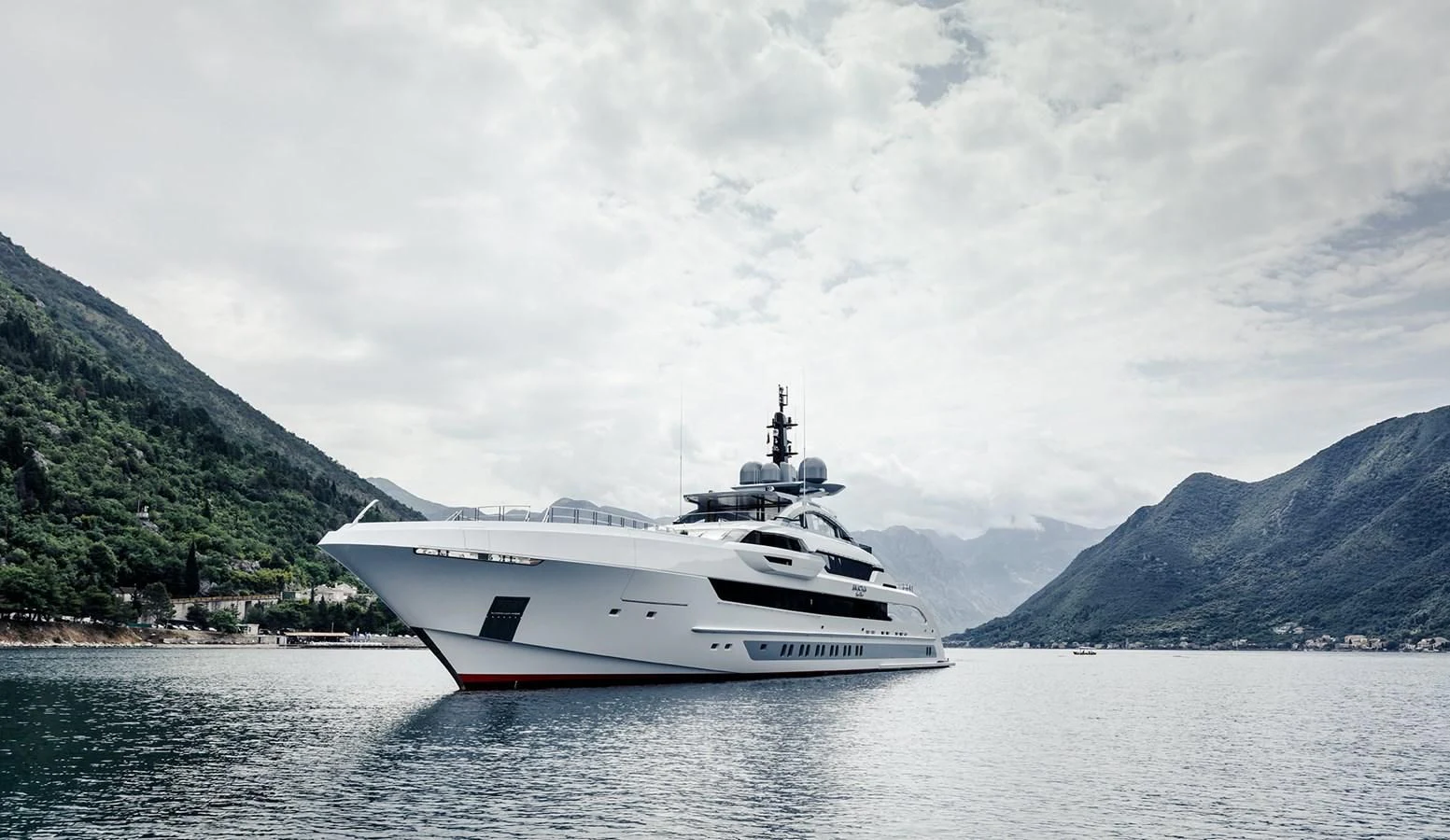 a boat on the water aboard GAJA Yacht for Sale