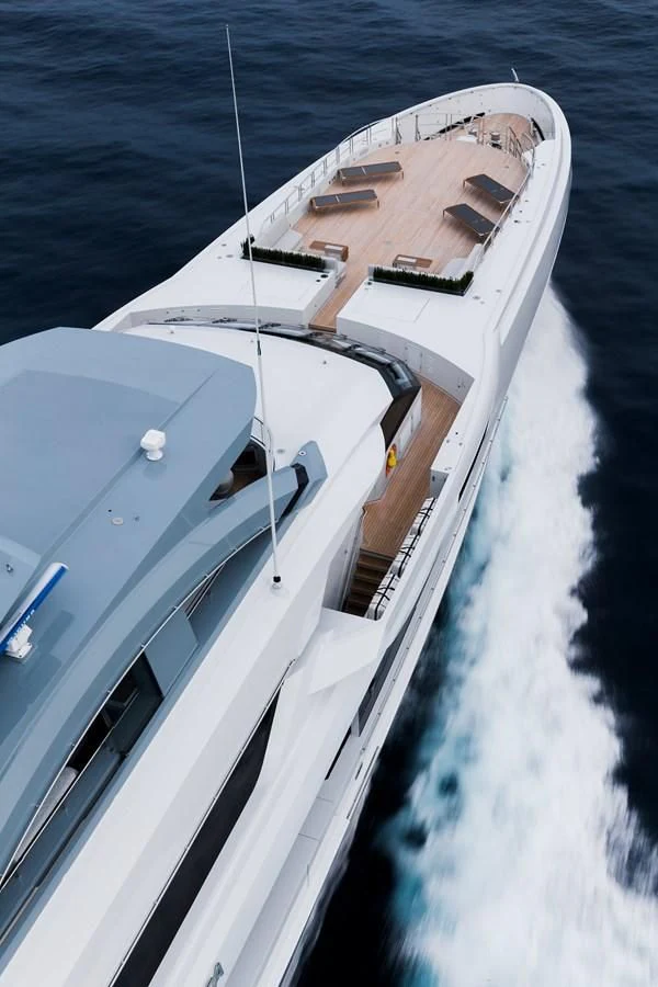 a boat on the water aboard GAJA Yacht for Sale