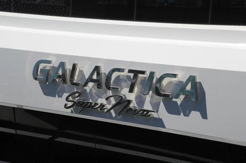 a sign on a building aboard GAJA Yacht for Sale