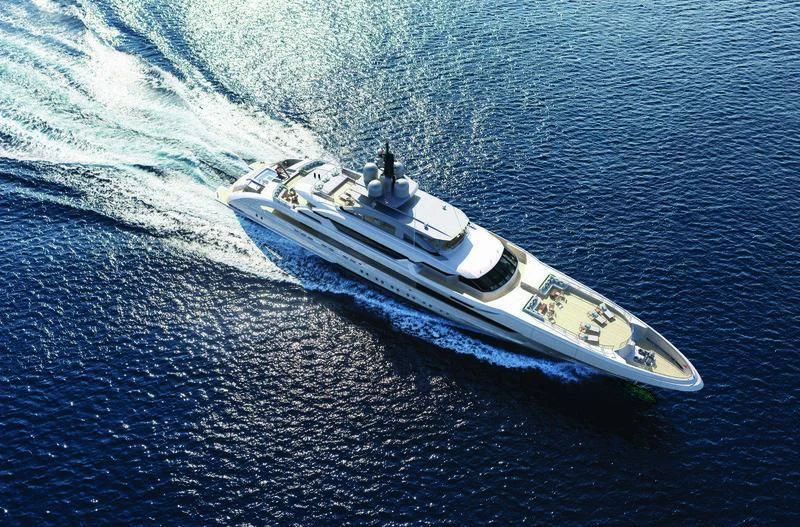 a boat on the water aboard GAJA Yacht for Sale