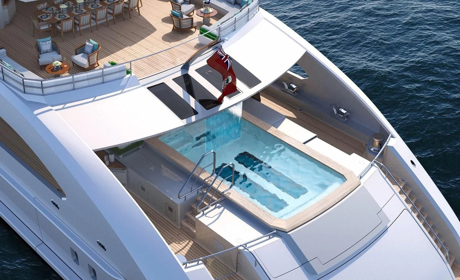 a boat on the water aboard GAJA Yacht for Sale