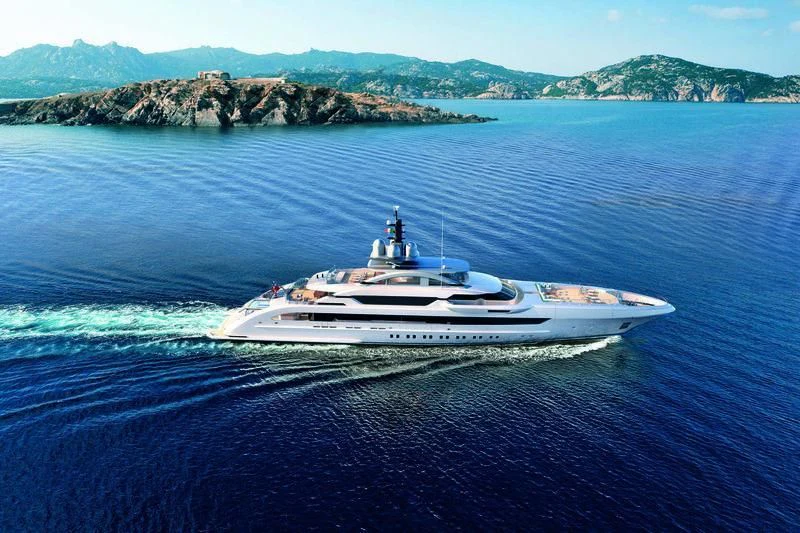 a boat in the water aboard GAJA Yacht for Sale