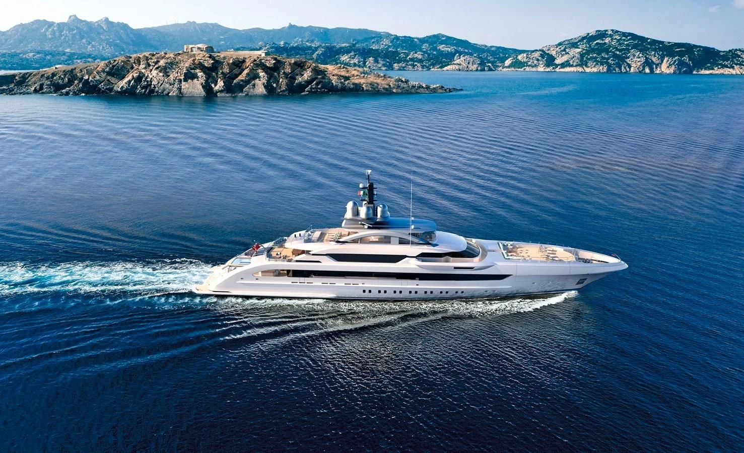 a boat in the water aboard GAJA Yacht for Sale