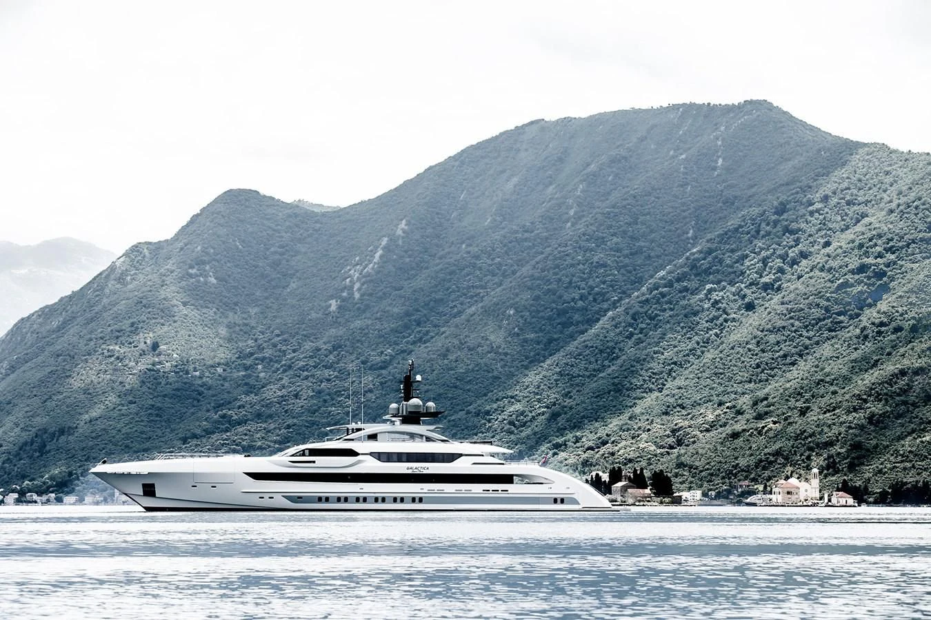 a boat on the water aboard GAJA Yacht for Sale