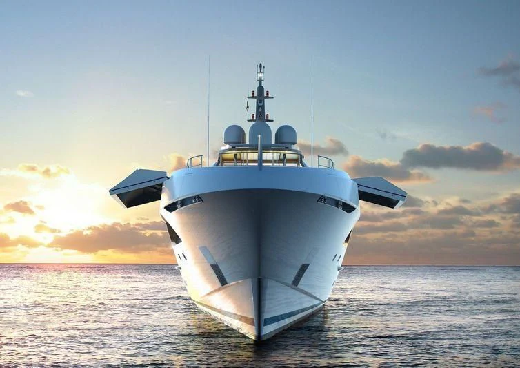 a boat in the water aboard GAJA Yacht for Sale