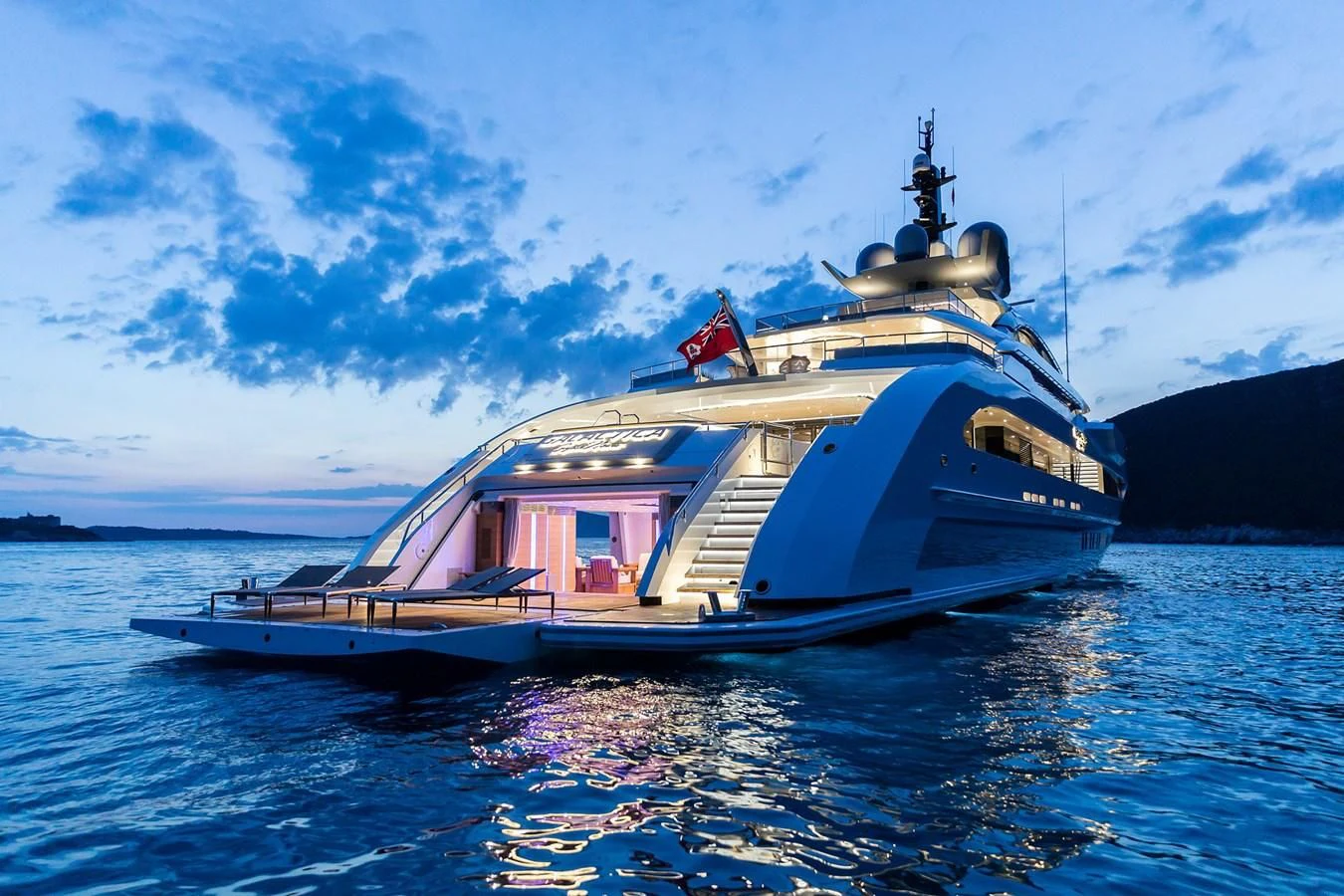 a boat in the water aboard GAJA Yacht for Sale