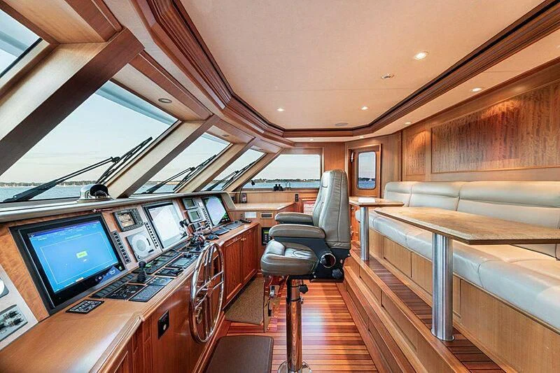 inside of a boat aboard MAMAMIA Yacht for Sale