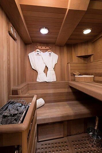 a dress on a swinger aboard MAMAMIA Yacht for Sale