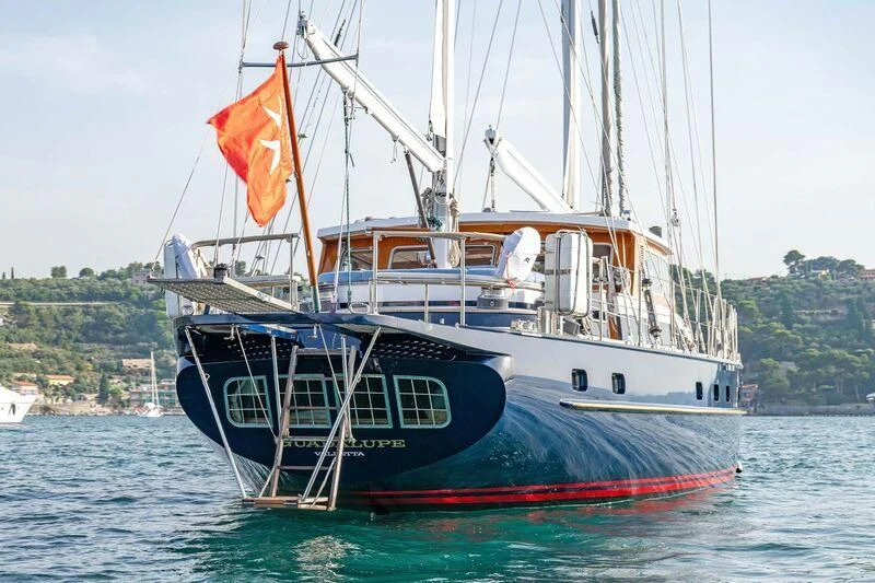 a boat on the water aboard GUADALUPE Yacht for Sale