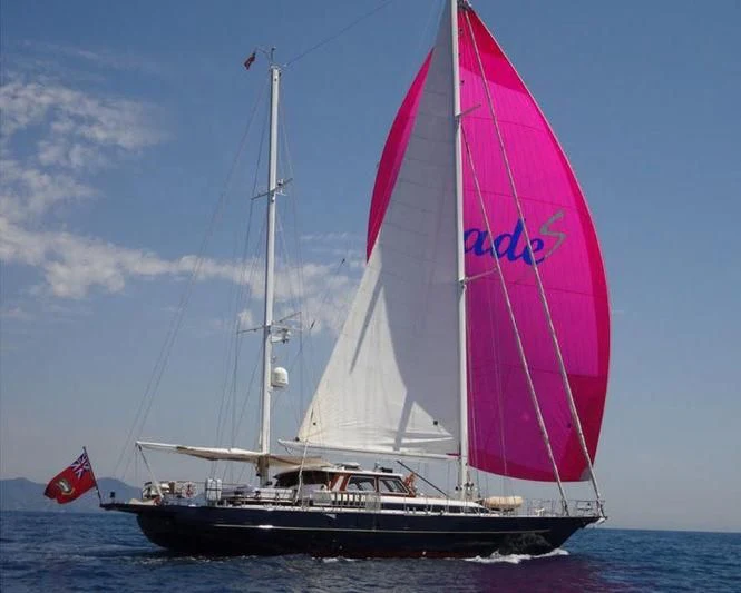 a sailboat on the water aboard GUADALUPE Yacht for Sale