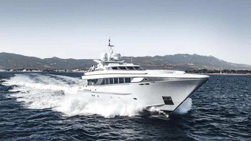 a boat on the water aboard ALMA Yacht for Sale