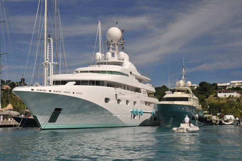 a couple of boats in the water aboard PEGASUS VIII Yacht for Sale