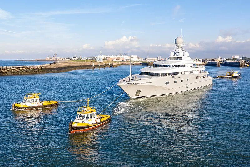a group of boats in the water aboard PEGASUS VIII Yacht for Sale