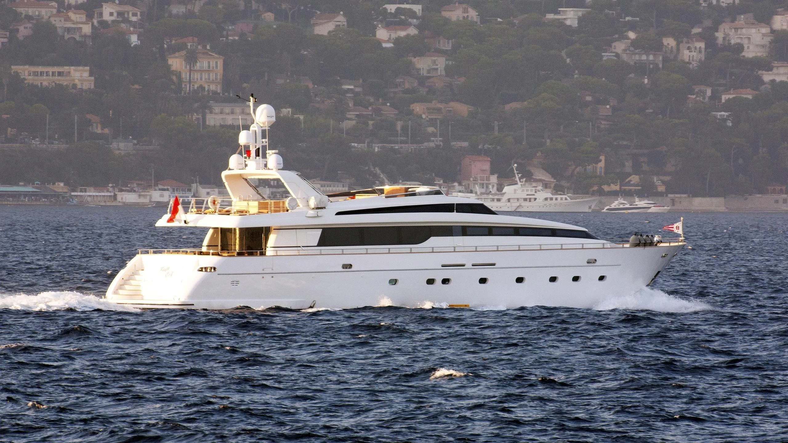 a boat on the water aboard KEEP COOL Yacht for Sale