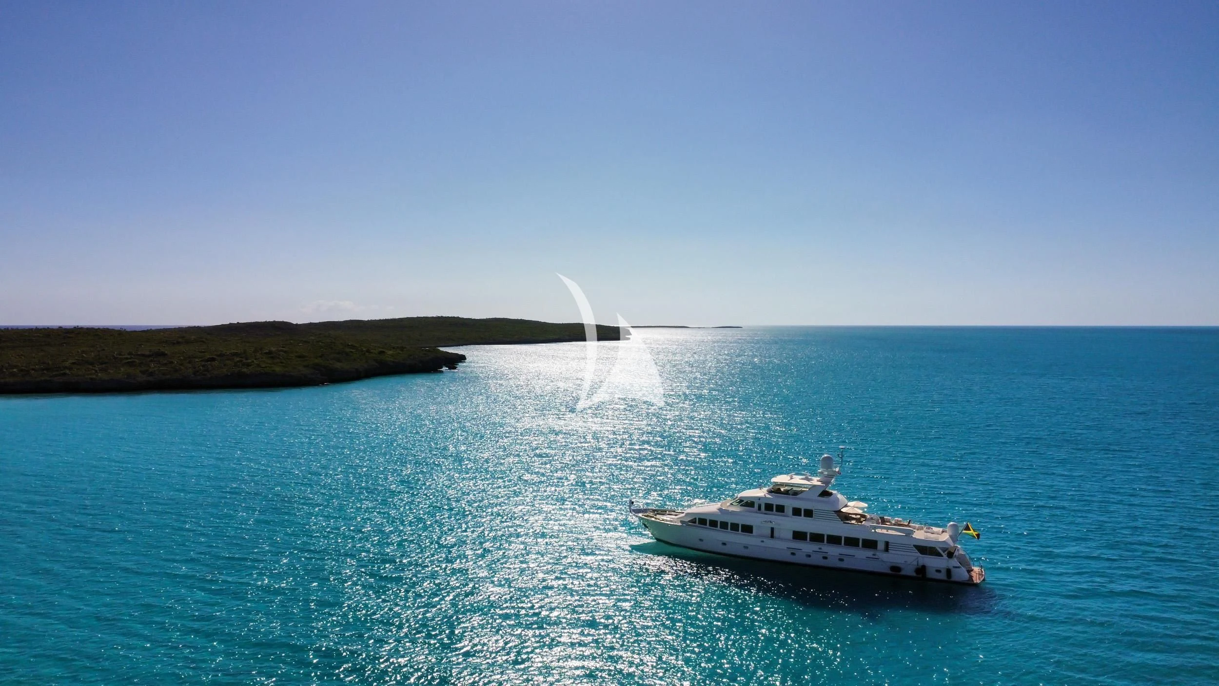 a boat on the water aboard LONE STAR Yacht for Sale