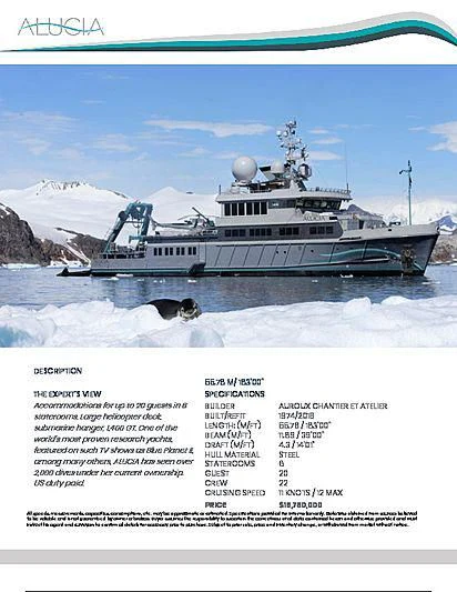 a ship in the water aboard HYDRA Yacht for Sale