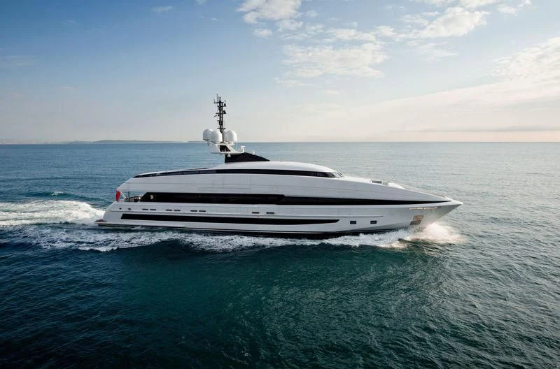 a boat in the water aboard CRAZY ME Yacht for Sale