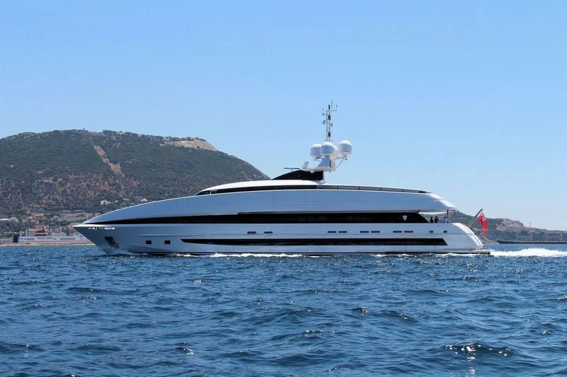 a boat in the water aboard CRAZY ME Yacht for Sale
