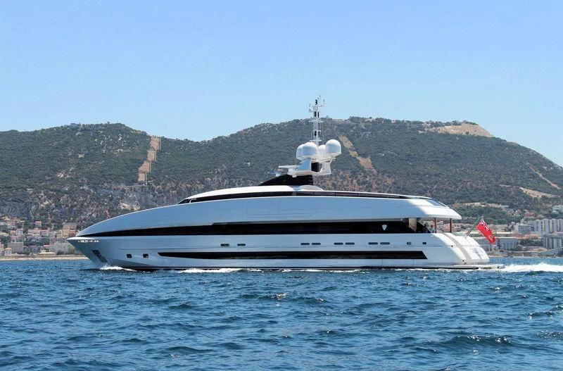 a boat on the water aboard CRAZY ME Yacht for Sale