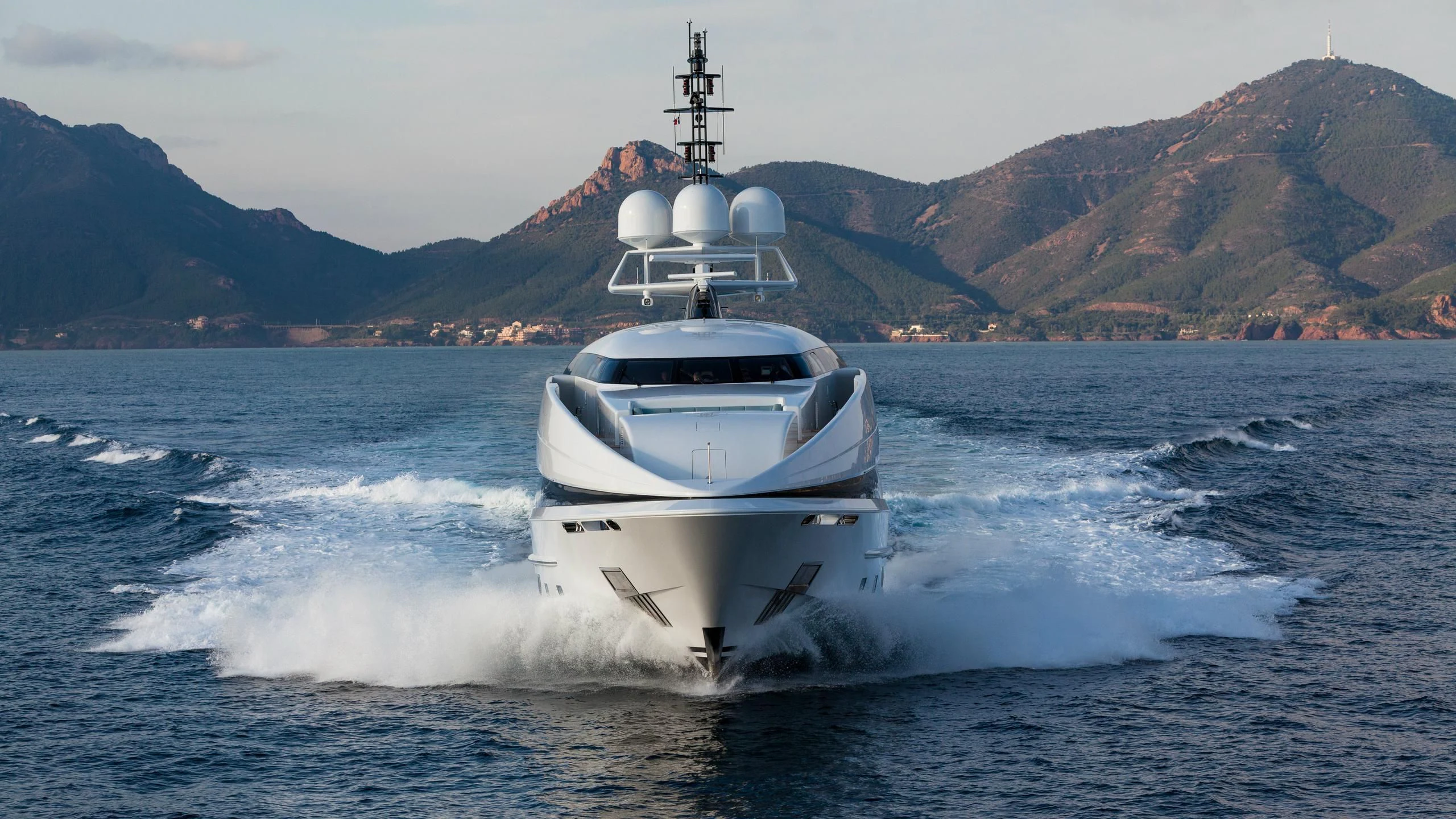 a boat on the water aboard CRAZY ME Yacht for Sale