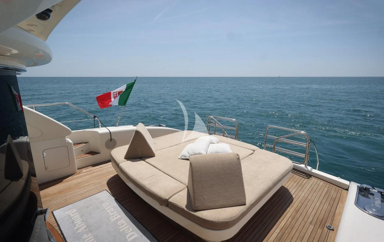 a boat on the water aboard BRAVO DELTA Yacht for Sale