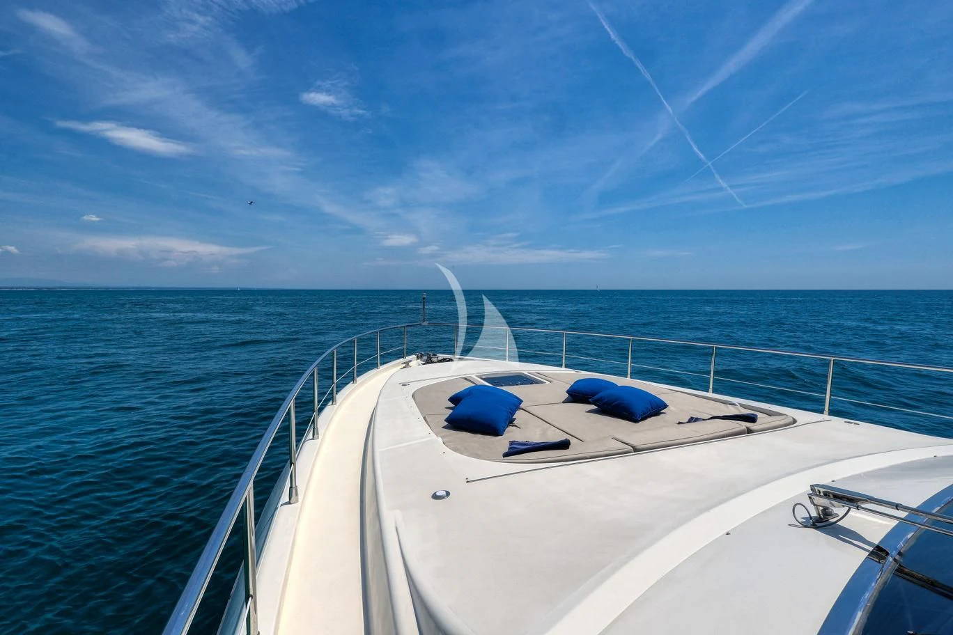 a boat on the water aboard BRAVO DELTA Yacht for Sale
