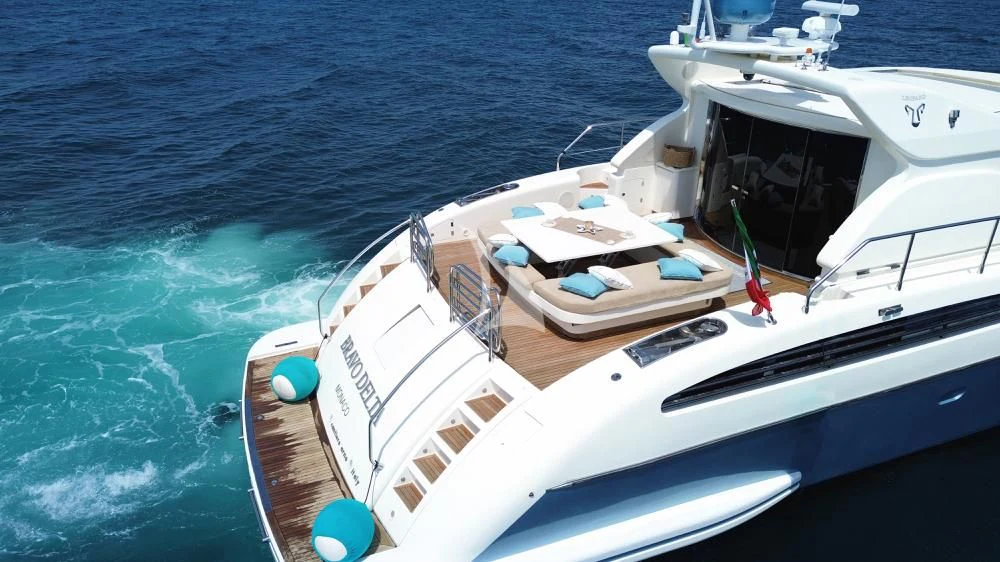 a boat on the water aboard BRAVO DELTA Yacht for Sale