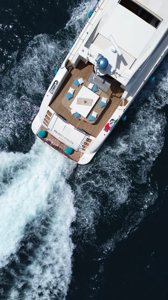 graphical user interface aboard BRAVO DELTA Yacht for Sale