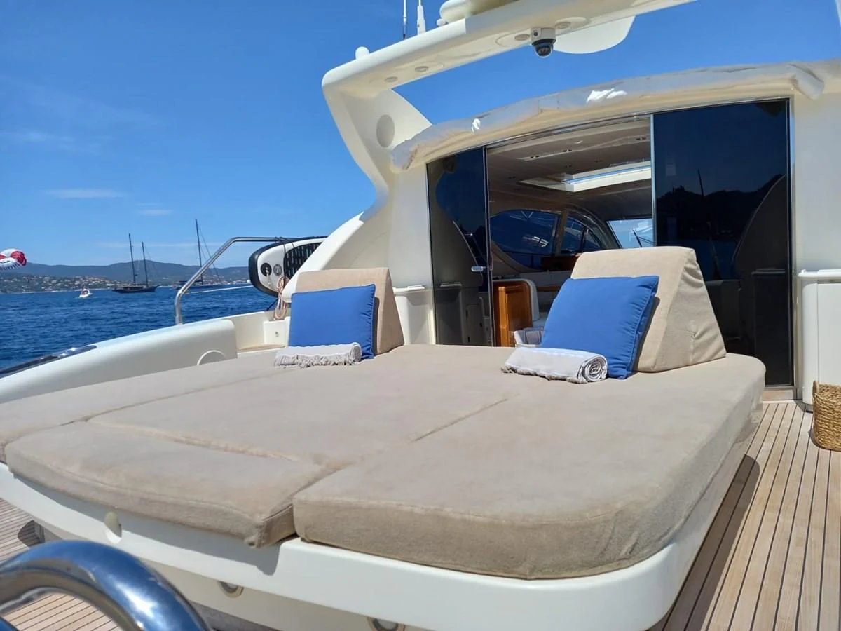 a boat on the water aboard BRAVO DELTA Yacht for Sale