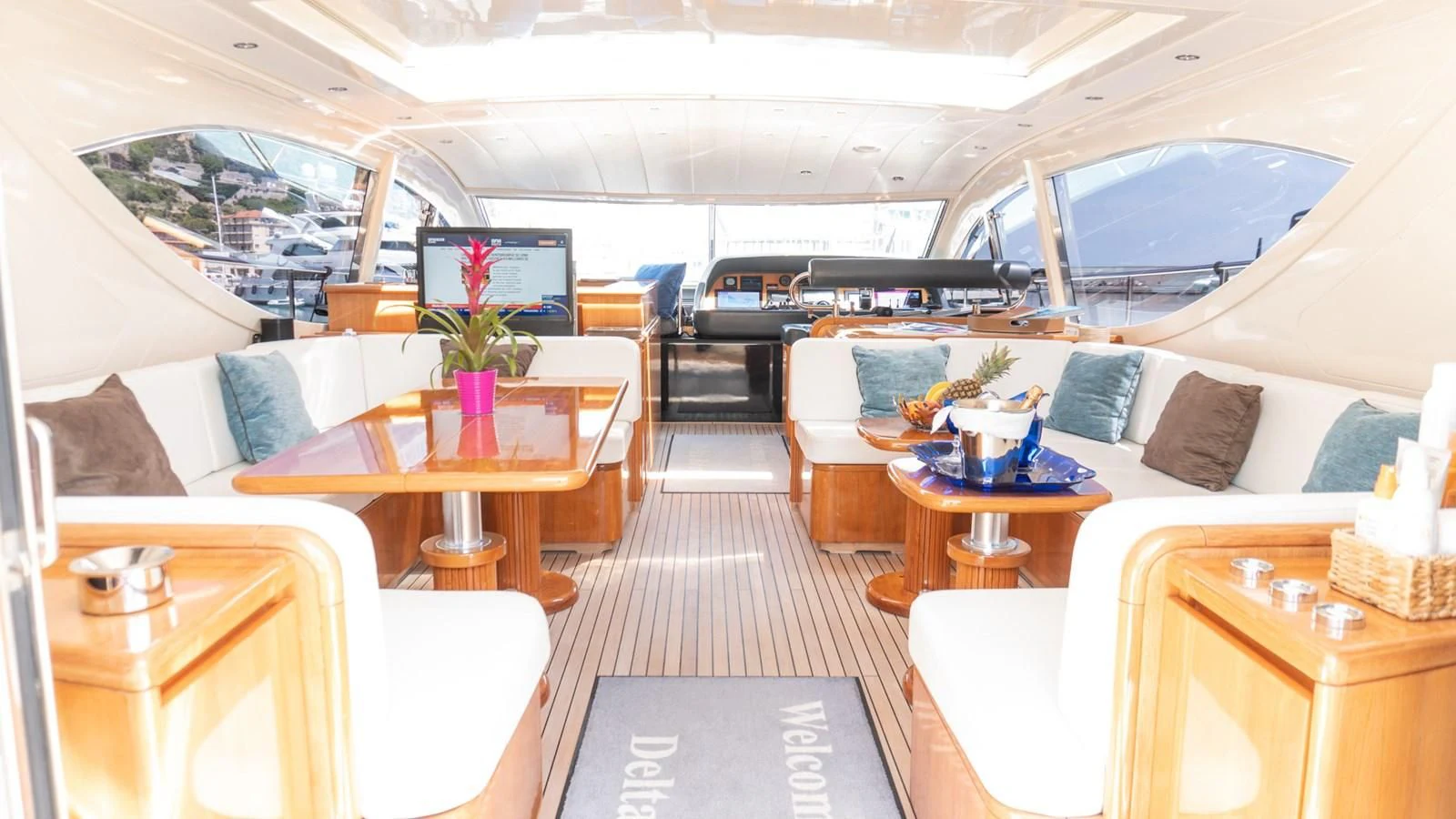 inside of a yacht aboard BRAVO DELTA Yacht for Sale